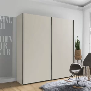 ARMARIO 2 PUERTAS CORREDERAS FRONTAL CHAMPÁN | ARMAZÓN CHAMPÁN | 200 CM